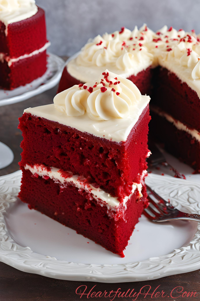 Red Velvet Cake With Cream Cheese Frosting Recipe